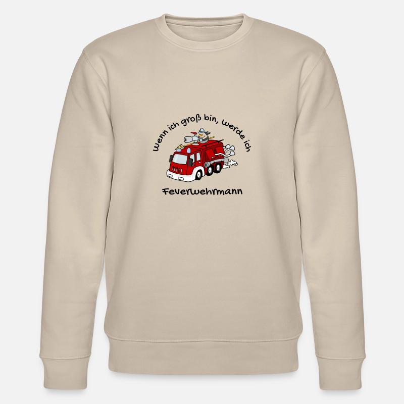 Feuerwehrmann - Stanley/Stella Unisex Bio-Sweatshirt CHANGER  - Beige