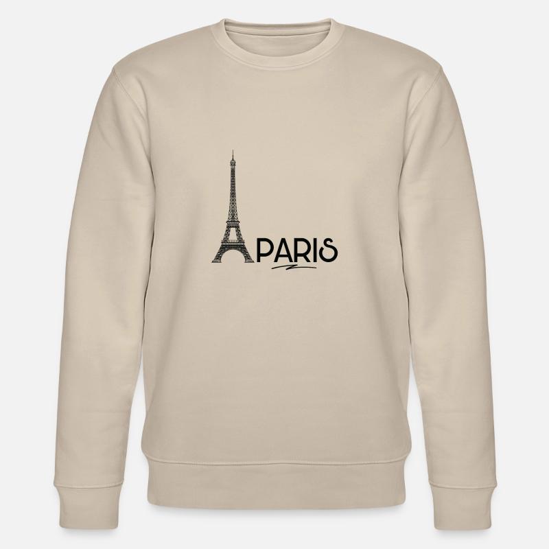 Paris - Eiffel Tower - Stanley/Stella CHANGER Unisex Organic Sweatshirt - beige