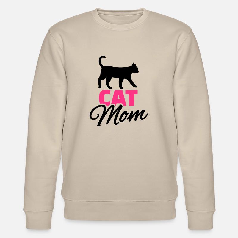 Cat Mom - Sweat bio CHANGER Stanley/Stella Unisexe - beige