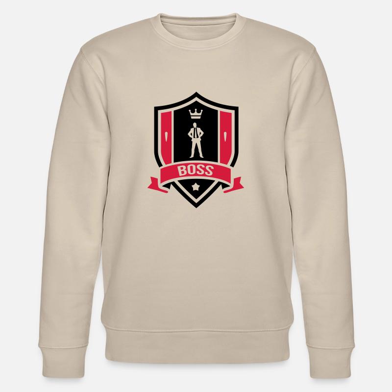Boss - Sweat bio CHANGER Stanley/Stella Unisexe - beige