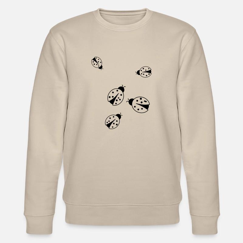 ladybug_ce2 - Stanley/Stella CHANGER Unisex Organic Sweatshirt - beige