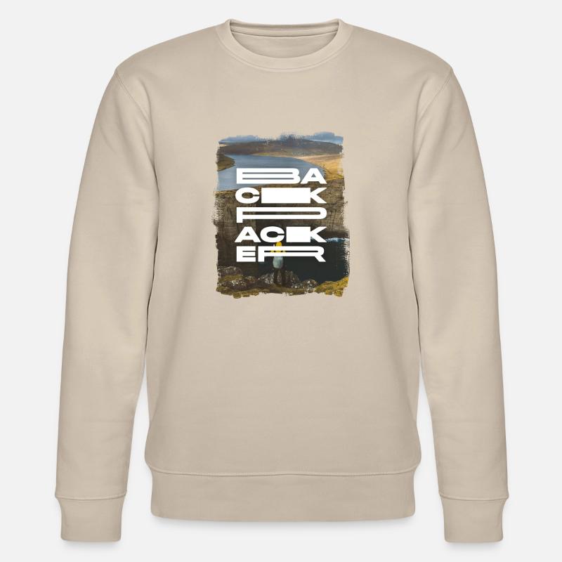 Backpacker - Stanley/Stella Unisex Bio-Sweatshirt CHANGER  - Beige