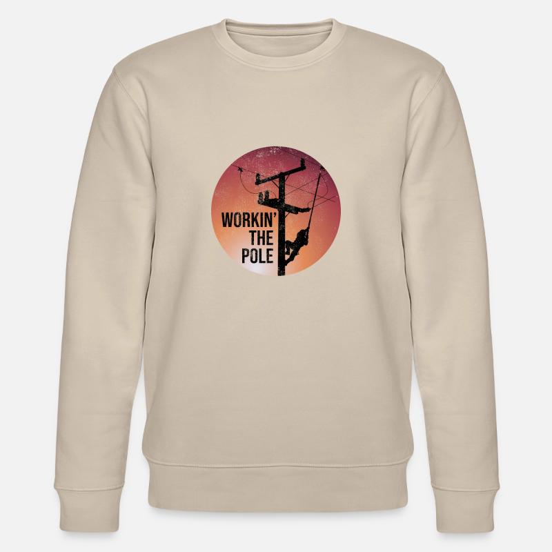 Elektriker - Stanley/Stella Unisex Bio-Sweatshirt CHANGER  - Beige