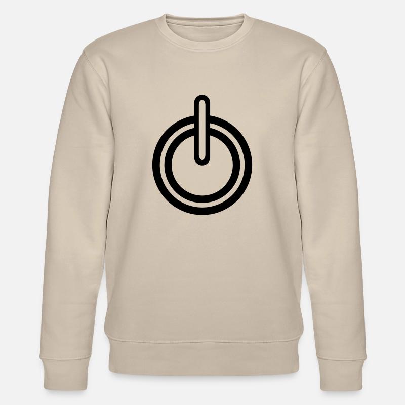 Power Strom Symbol - Stanley/Stella Unisex Bio-Sweatshirt CHANGER  - Beige
