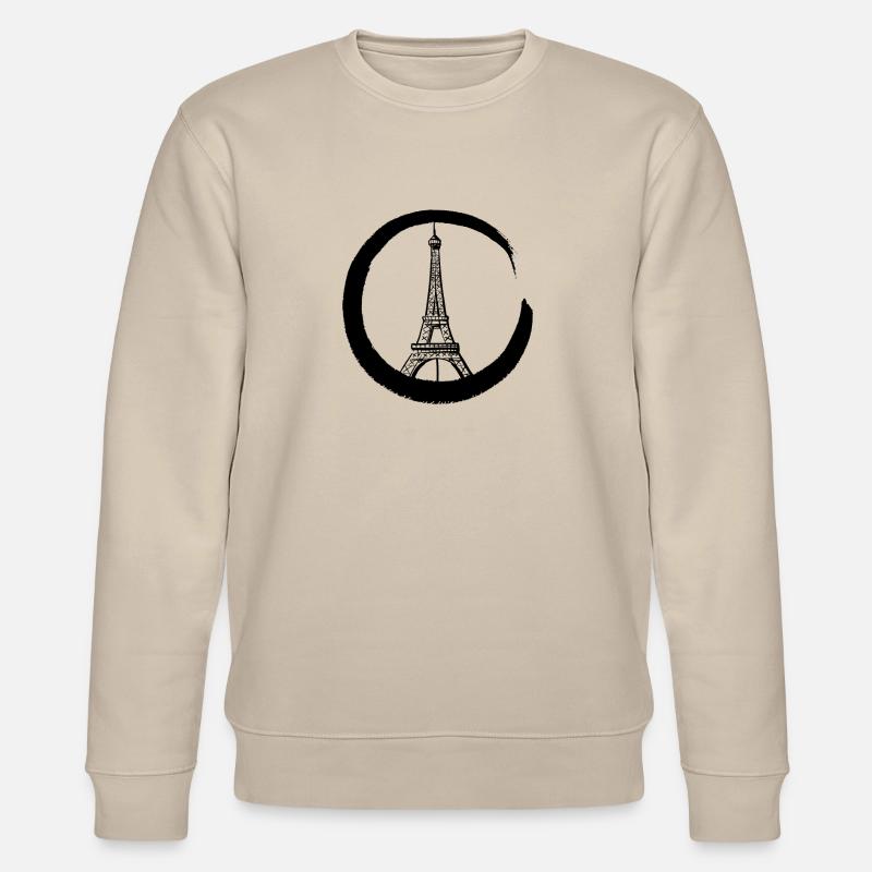 Tour Eiffel Paris - Sweat bio CHANGER Stanley/Stella Unisexe - beige