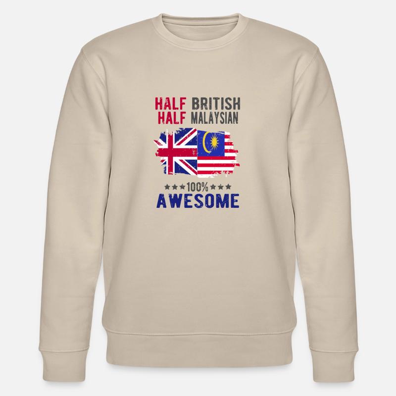 Moitié britannique moitié malaisien - Sweat bio CHANGER Stanley/Stella Unisexe - beige