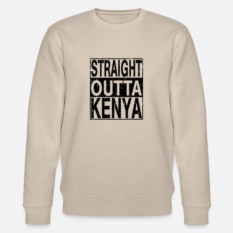 Kenya Straight outta Kenya - Sweat bio CHANGER Stanley/Stella Unisexe - beige