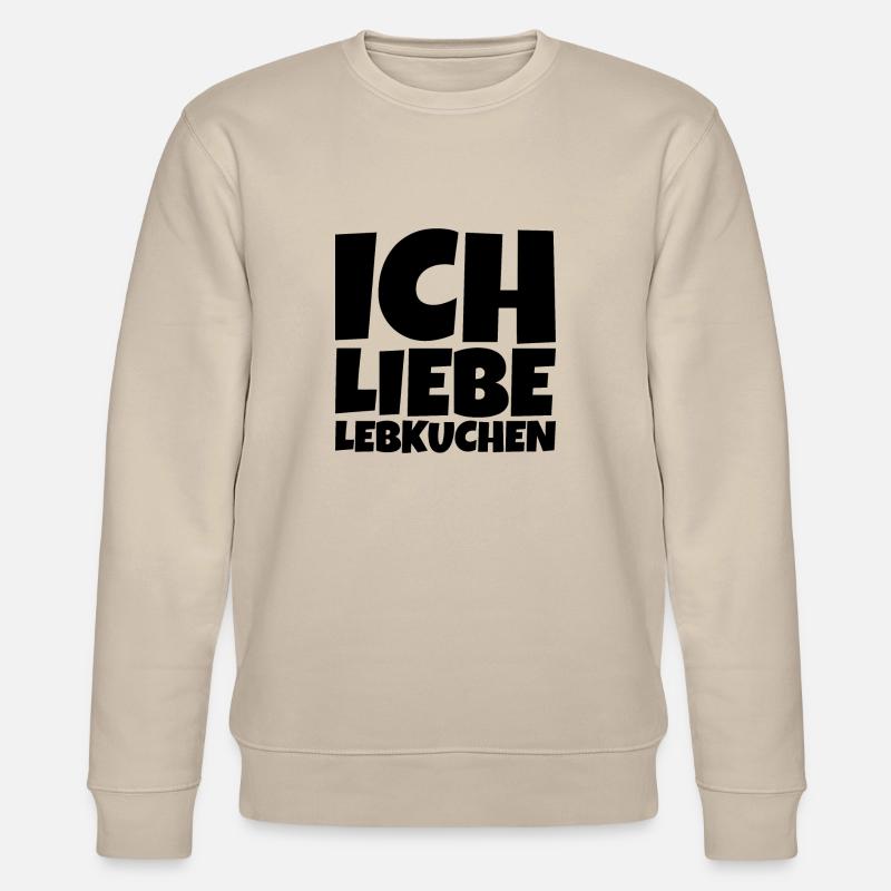 Lebkuchen Weihnachten - Stanley/Stella Unisex Bio-Sweatshirt CHANGER  - Beige