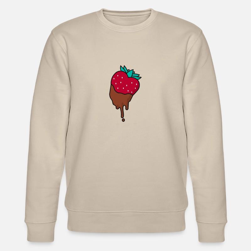 Fraise au chocolat - Sweat bio CHANGER Stanley/Stella Unisexe - beige