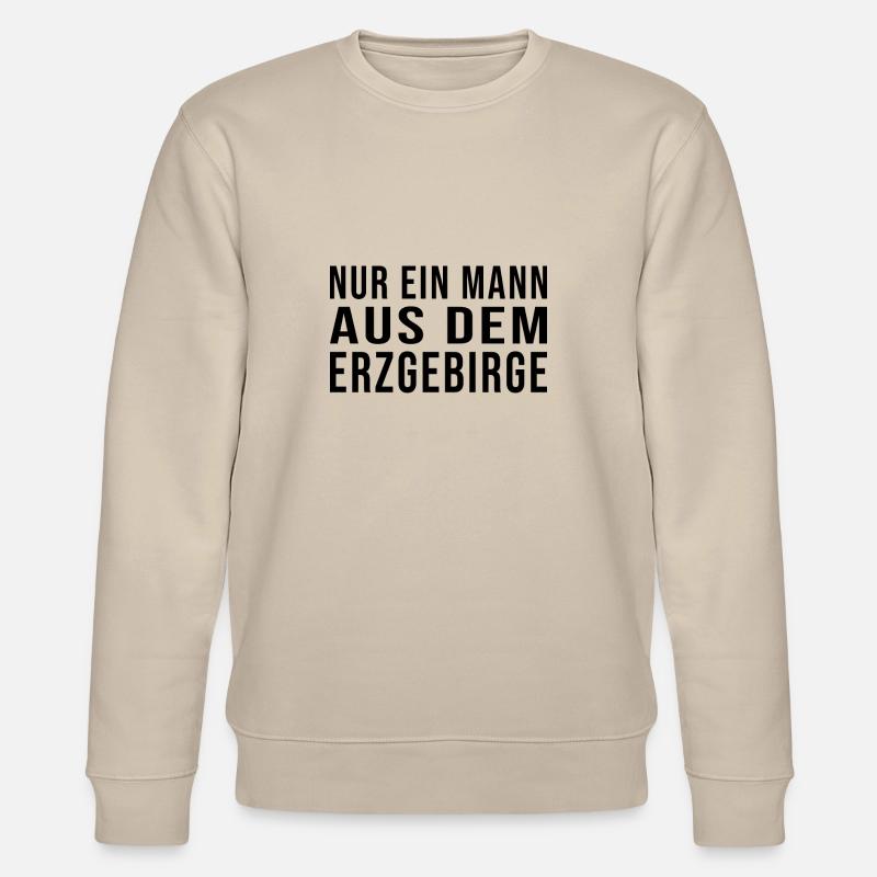 Mann Erzgebirge - Stanley/Stella Unisex Bio-Sweatshirt CHANGER  - Beige