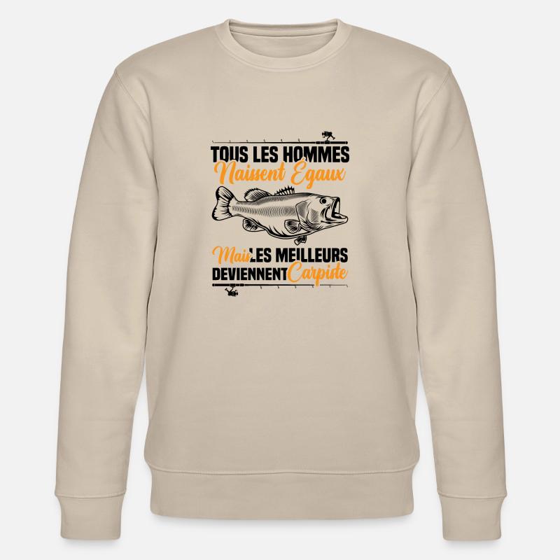 Les meilleurs deviennent carpiste - Sweat bio CHANGER Stanley/Stella Unisexe - beige