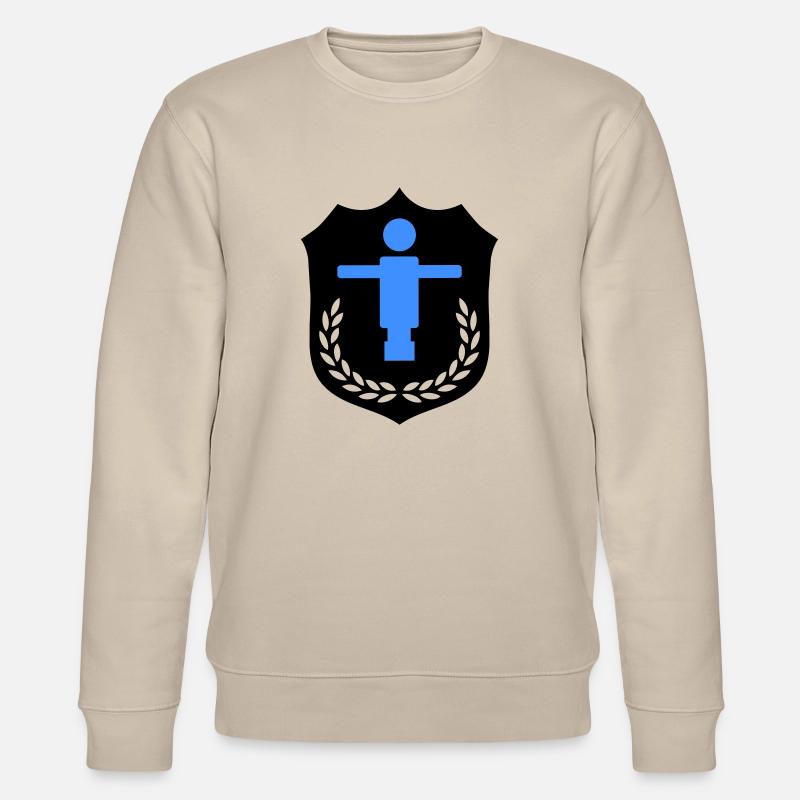 kicker wappen - Stanley/Stella Unisex Bio-Sweatshirt CHANGER  - Beige
