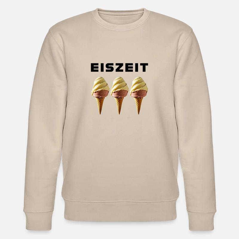 Eiszeit - Stanley/Stella Unisex Bio-Sweatshirt CHANGER  - Beige