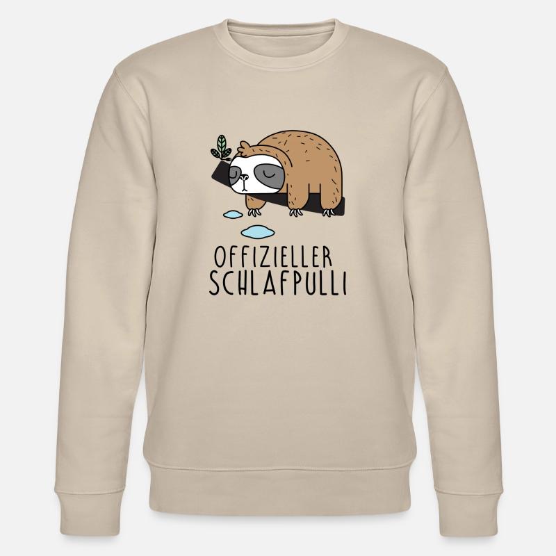 Offizieller Schlafpulli - Stanley/Stella Unisex Bio-Sweatshirt CHANGER  - Beige