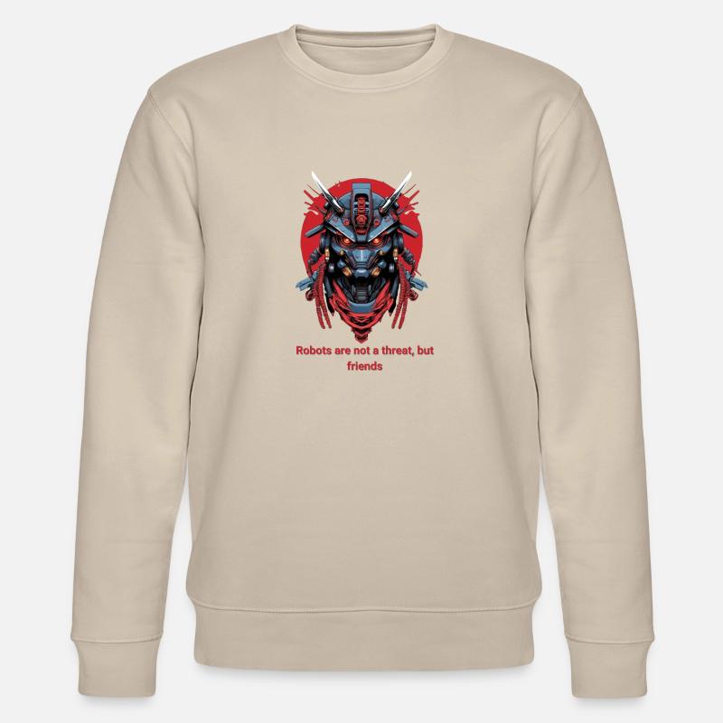 Roter Roboter - Stanley/Stella Unisex Bio-Sweatshirt CHANGER  - Beige