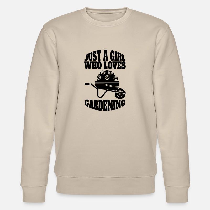 Hobbygärtner Garten Geschenk Gärtner Obstgarten - Stanley/Stella Unisex Bio-Sweatshirt CHANGER  - Beige