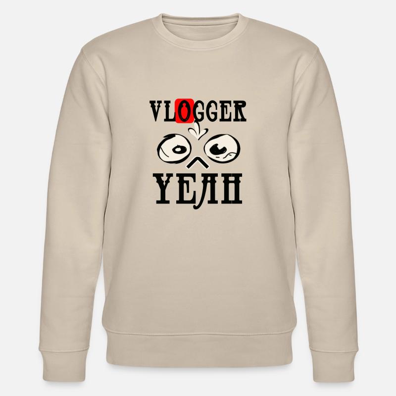 Vlogger Spass - Stanley/Stella Unisex Bio-Sweatshirt CHANGER  - Beige