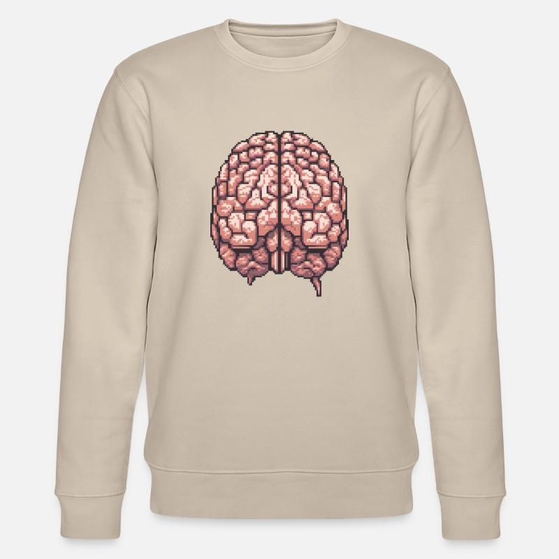 Pixels conscients - Sweat bio CHANGER Stanley/Stella Unisexe - beige