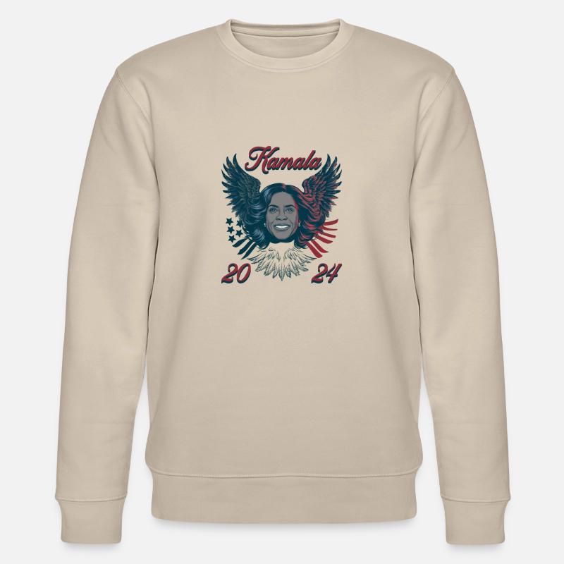 Kamala 2024 Soon Eagle - Stanley/Stella CHANGER Unisex Organic Sweatshirt - beige