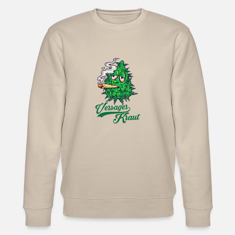 Cannabis Versager Kraut - Stanley/Stella Unisex Bio-Sweatshirt CHANGER  - Beige