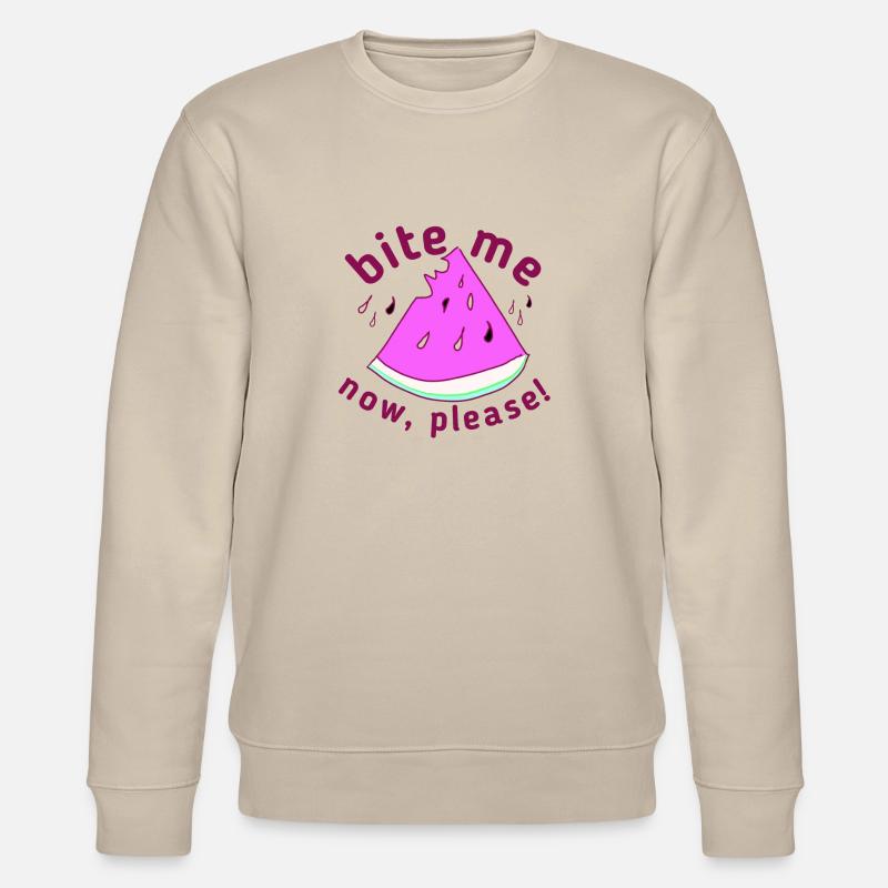 Pastèque Fruit Maritime Tendance - Sweat bio CHANGER Stanley/Stella Unisexe - beige