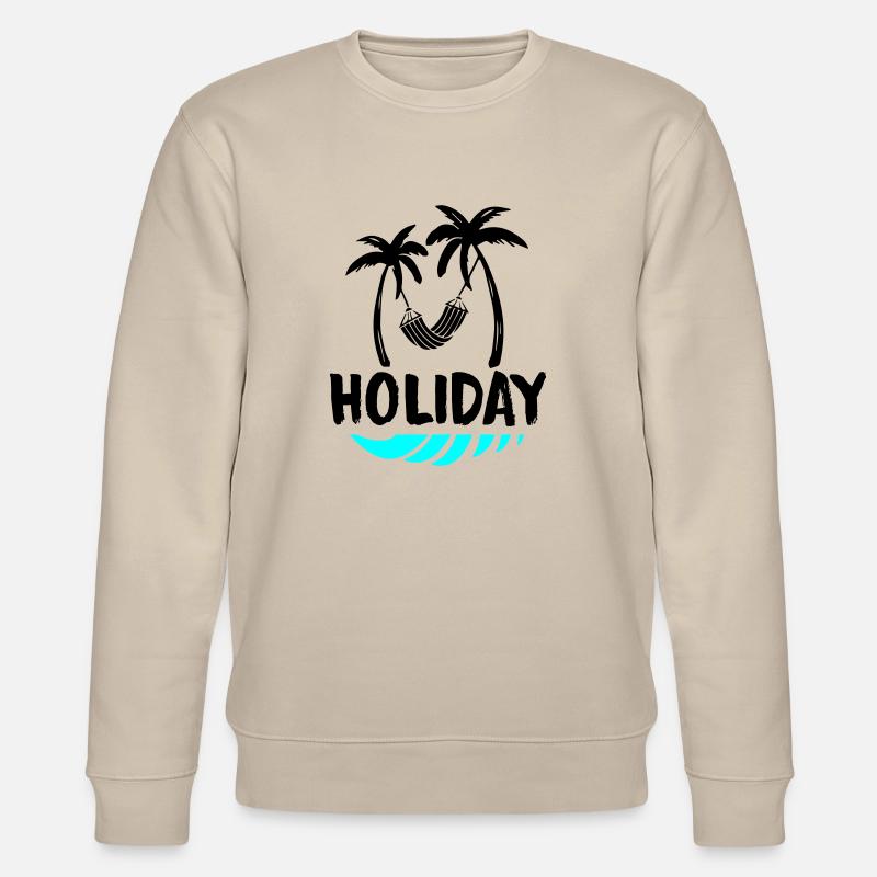 Palmiers Relax Vacances - Sweat bio CHANGER Stanley/Stella Unisexe - beige
