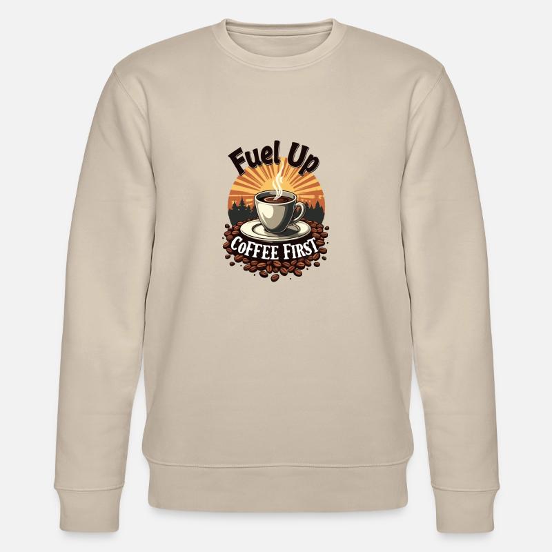 LE CAFÉ D’ABORD - Sweat bio CHANGER Stanley/Stella Unisexe - beige