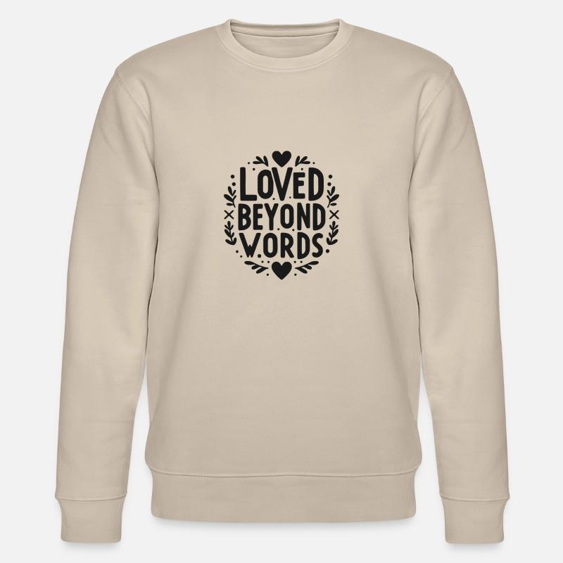 Aimé au-delà des mots - Sweat bio CHANGER Stanley/Stella Unisexe - beige