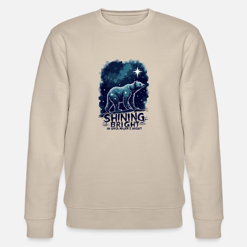 GRANDE OURSE - Sweat bio CHANGER Stanley/Stella Unisexe - beige