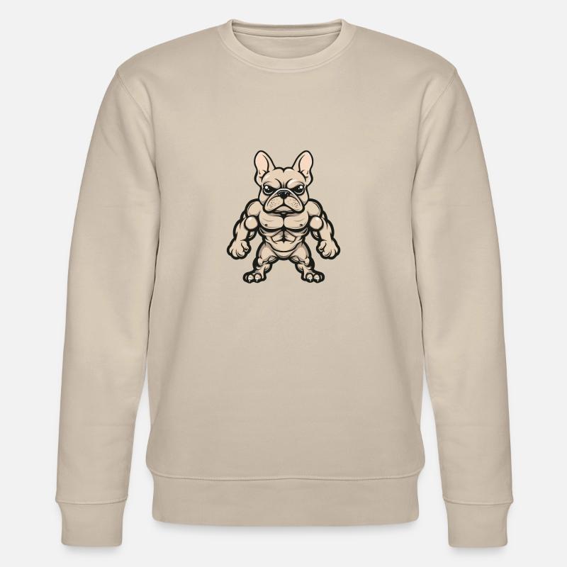 Bande dessinée de chien - Sweat bio CHANGER Stanley/Stella Unisexe - beige