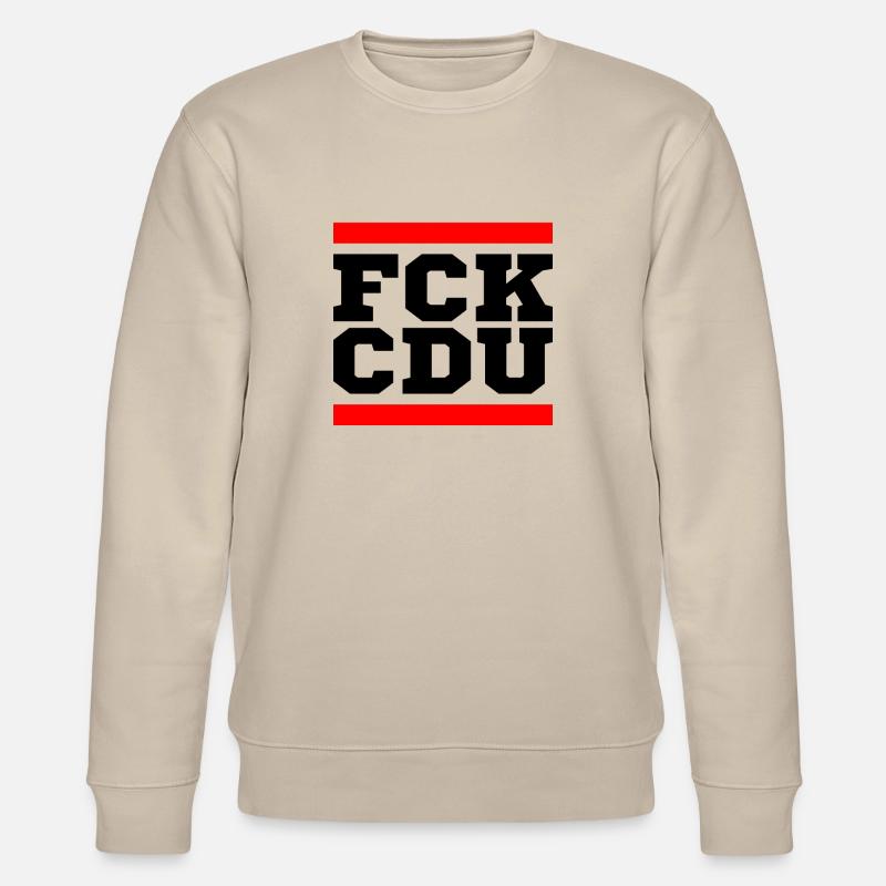 Fck cdu - Stanley/Stella Unisex Bio-Sweatshirt CHANGER  - Beige