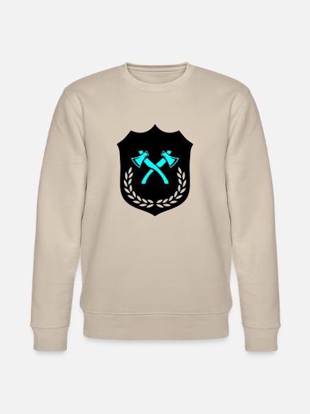 Wappen Axt Äxte - Stanley/Stella Unisex Bio-Sweatshirt CHANGER - Beige