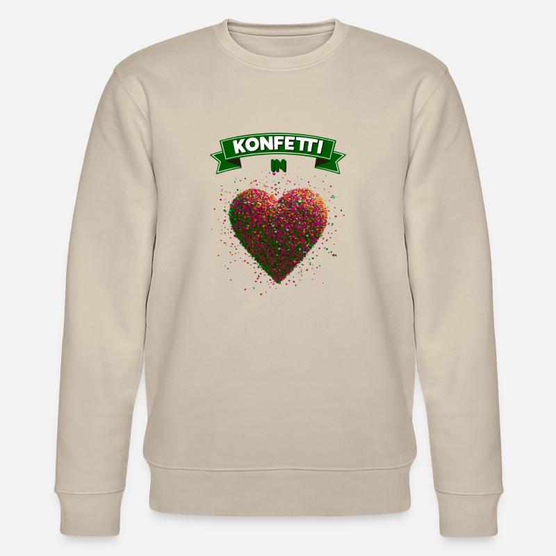 confettis carnaval carnaval design amusant - Sweat bio CHANGER Stanley/Stella Unisexe - beige