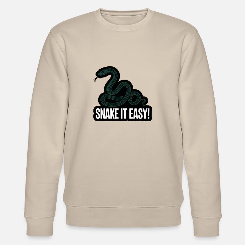 SNAKE IT EASY - Sweat bio CHANGER Stanley/Stella Unisexe - beige