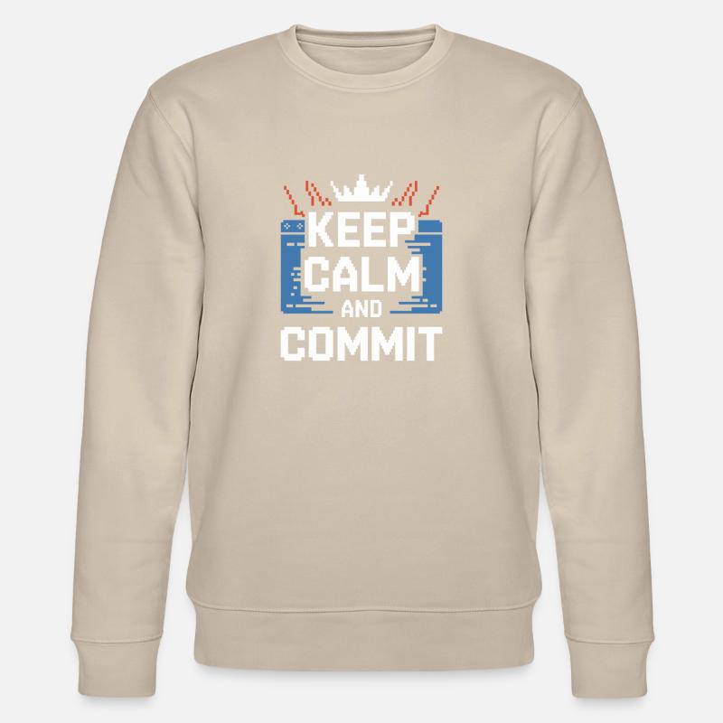 Coding Ninja Programmer Debugging Master - Stanley/Stella CHANGER Unisex Organic Sweatshirt - beige