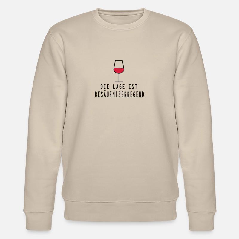 Lage besäufniserregend - Stanley/Stella Unisex Bio-Sweatshirt CHANGER  - Beige