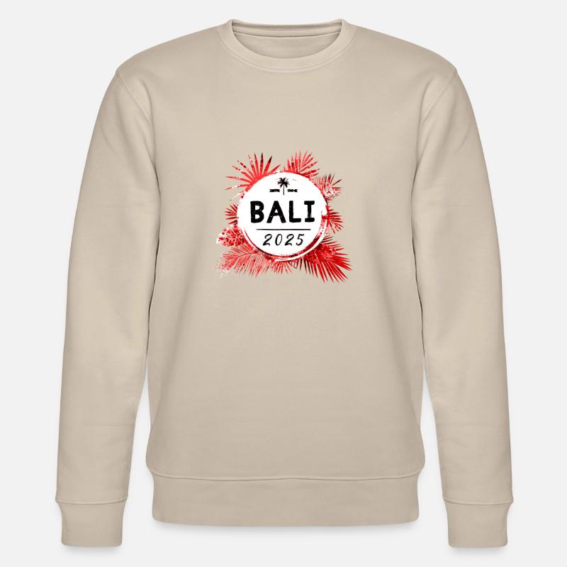 Bali 2025 Bunt - Stanley/Stella Unisex Bio-Sweatshirt CHANGER  - Beige
