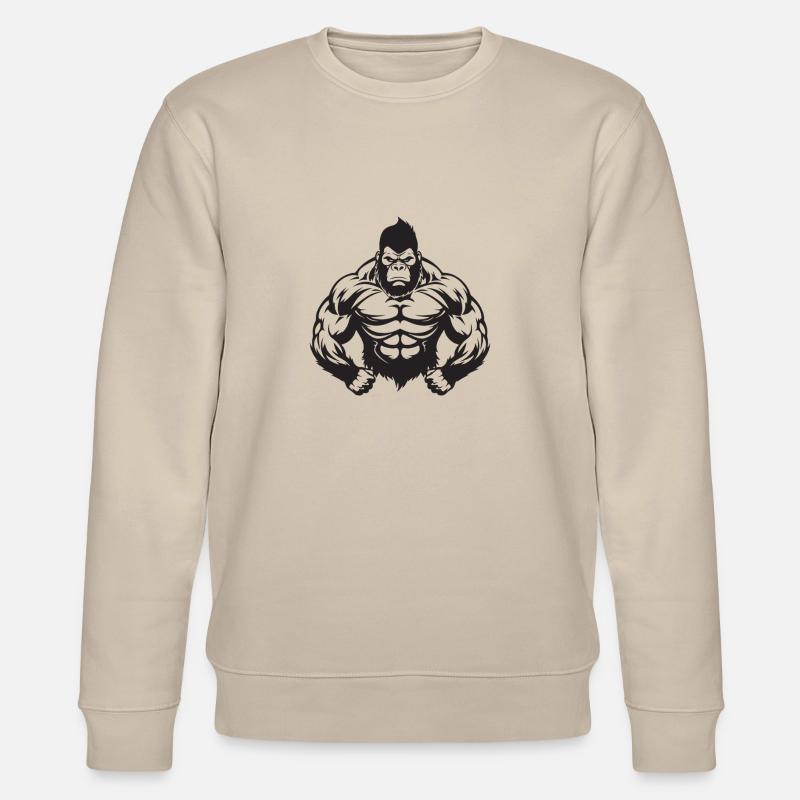Muscles de gorille - Sweat bio CHANGER Stanley/Stella Unisexe - beige