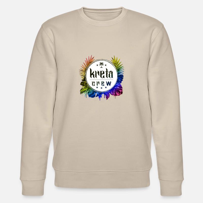 Kreta Crew Bunt - Stanley/Stella Unisex Bio-Sweatshirt CHANGER  - Beige