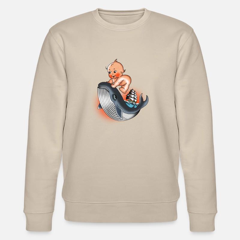 Kewpie - Stanley/Stella Unisex Bio-Sweatshirt CHANGER  - Beige