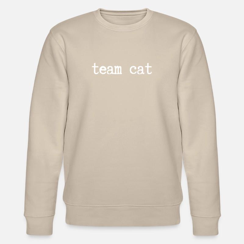 team cat - Stanley/Stella CHANGER Unisex Organic Sweatshirt - beige