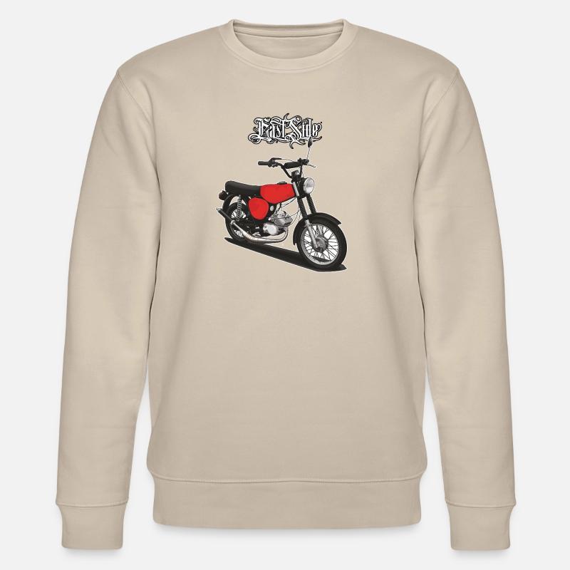 S51 (rot) // Illustration - Stanley/Stella Unisex Bio-Sweatshirt CHANGER  - Beige