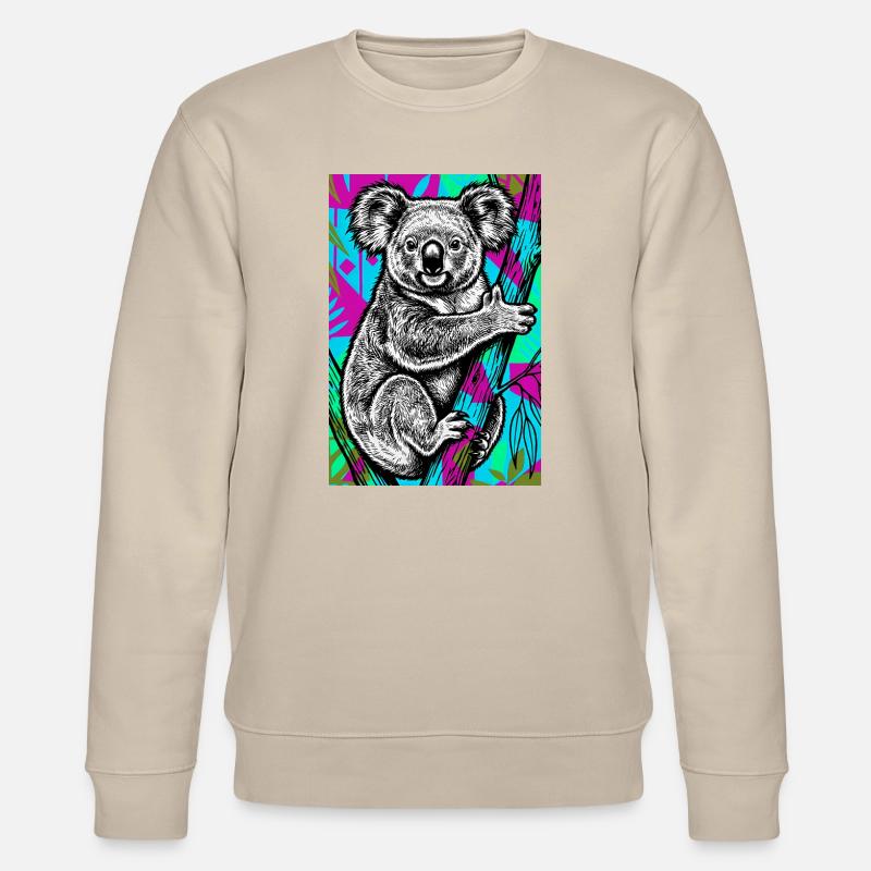 Koala - Stanley/Stella Unisex Bio-Sweatshirt CHANGER  - Beige