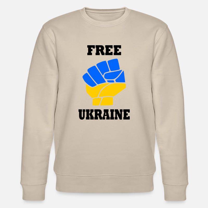ukraine - Stanley/Stella Unisex Bio-Sweatshirt CHANGER  - Beige
