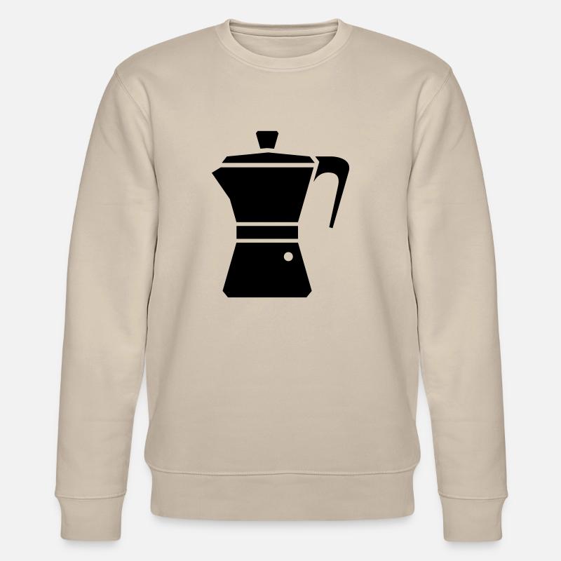 bialetti kaffee espressokanne - Stanley/Stella Unisex Bio-Sweatshirt CHANGER  - Beige