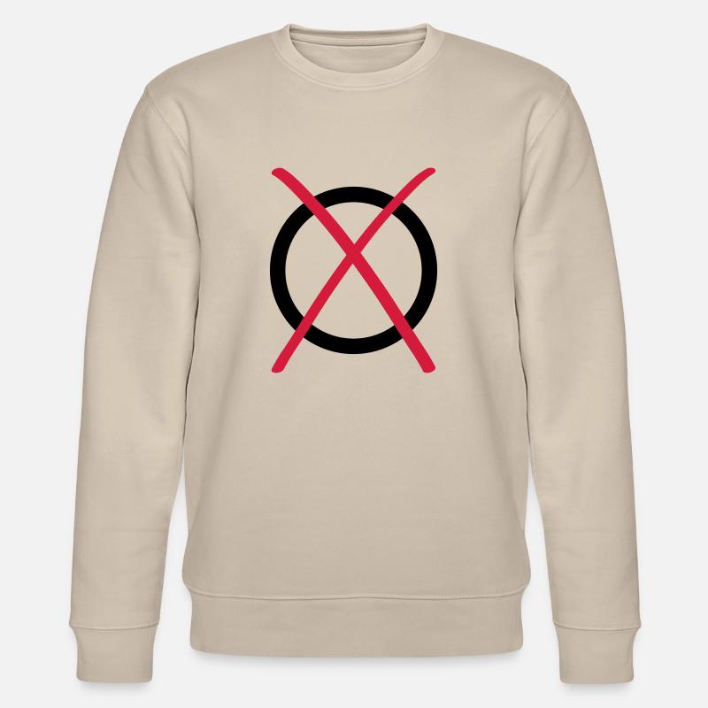 ja nein ok - Stanley/Stella Unisex Bio-Sweatshirt CHANGER  - Beige