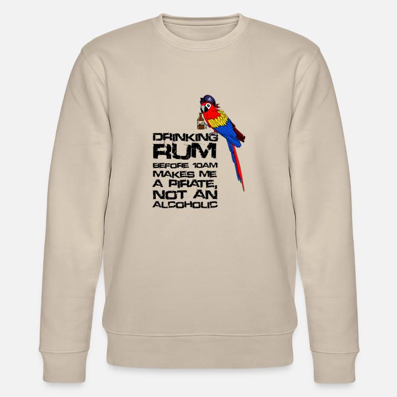 Drinking Rum - Stanley/Stella Unisex Bio-Sweatshirt CHANGER  - Beige