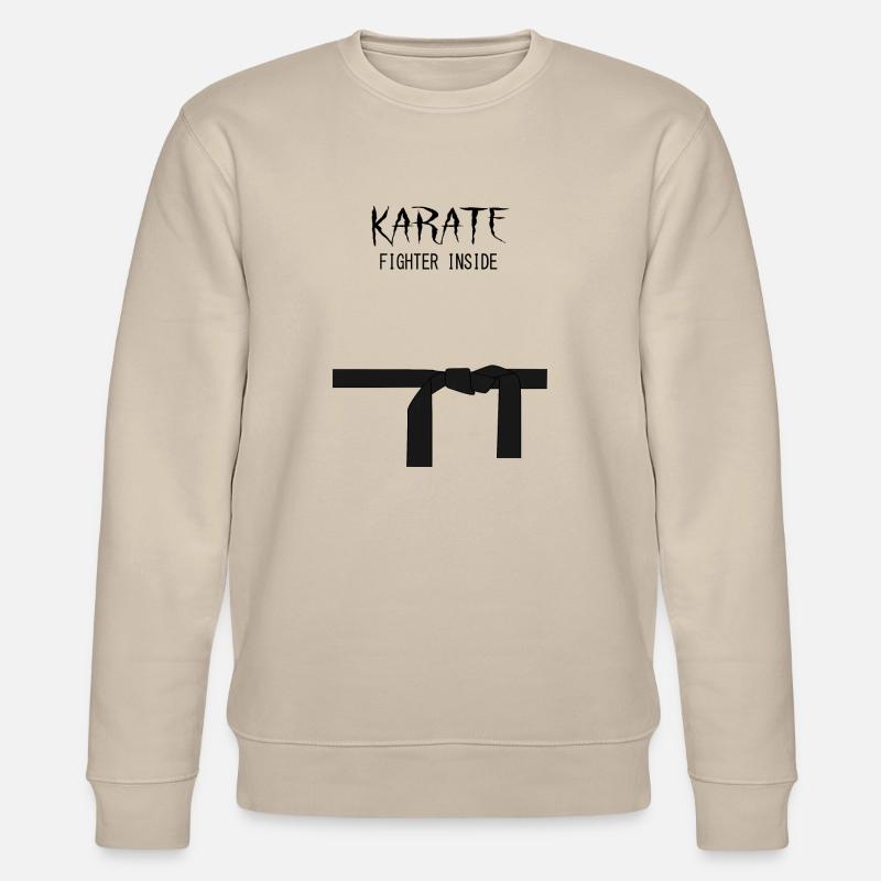 Karate Fighter Inside - Stanley/Stella Unisex Bio-Sweatshirt CHANGER - Beige