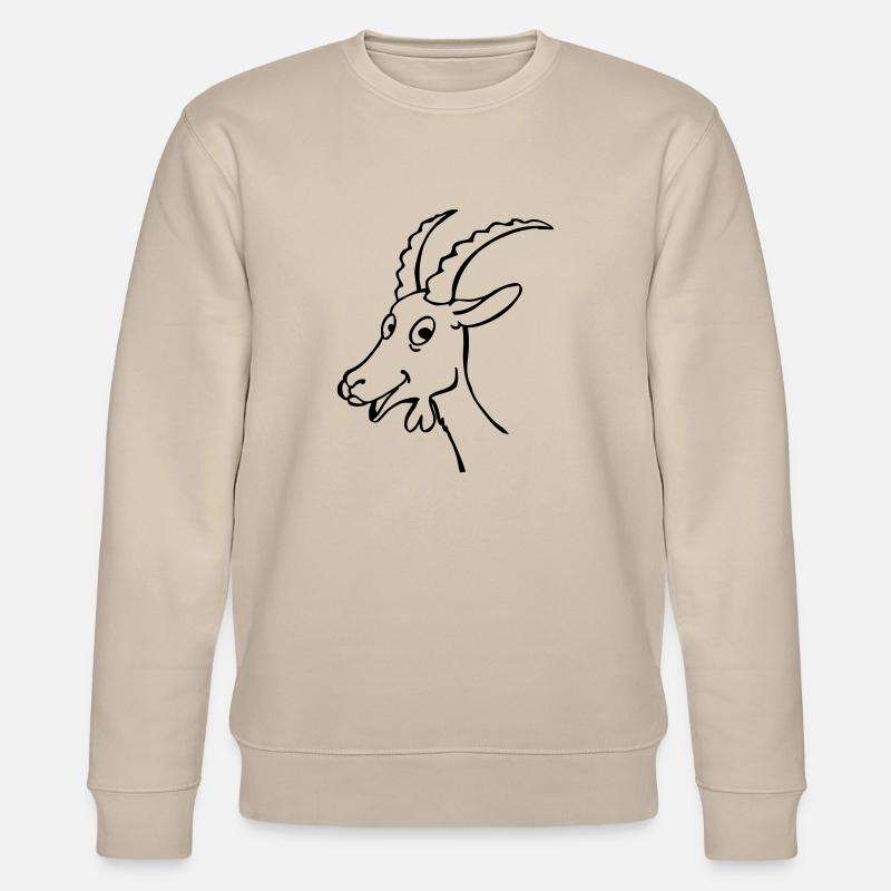 Ziegen Kitz - Stanley/Stella Unisex Bio-Sweatshirt CHANGER  - Beige