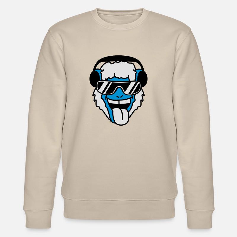 Cool Monkey - Stanley/Stella Unisex Bio-Sweatshirt CHANGER  - Beige